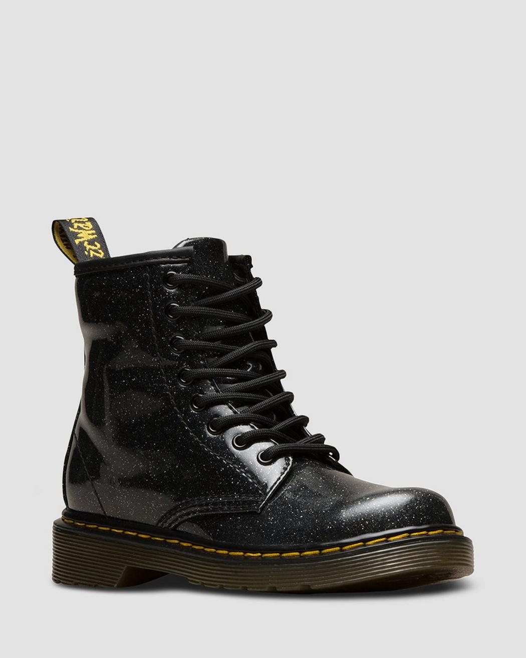 Bocanci Dr Martens 1460 Glitter Copii Negrii Romania Reduceri